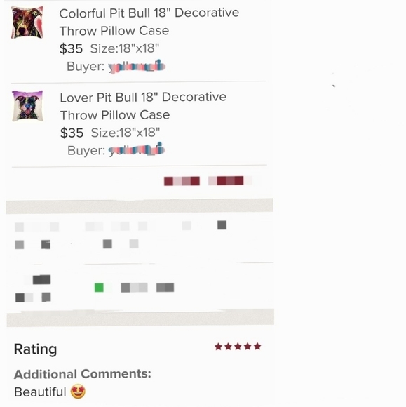 Colorful Pit Bull 18" Decorative Throw Pillow Case "Can't Be Judged" - Picture 5 of 5